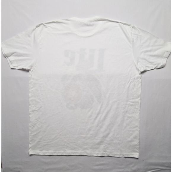 Mens 2XL Miller Lite Mens Basketball White Short Sleeve T-Shirt - Picture 4 of 6